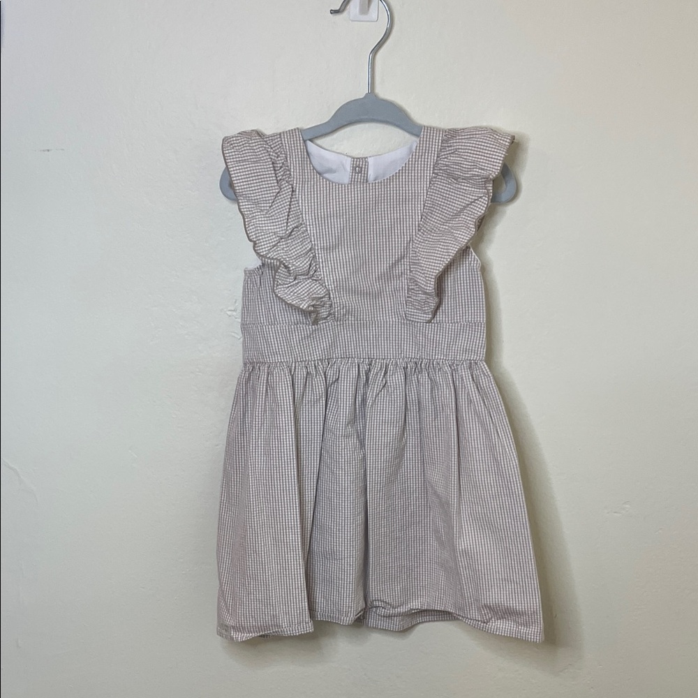 Rapife Spanish Striped Gray Girl Dress
